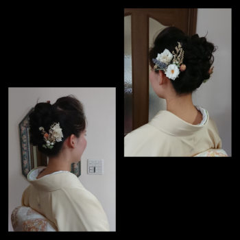 出張　着付け　ヘアセット