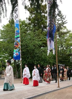 空鞘稲生神社　結婚式