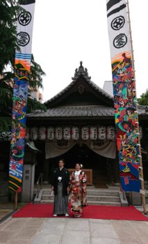 空鞘稲生神社　結婚式