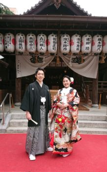 空鞘稲生神社　結婚式