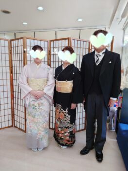 広島のブライダル、結婚式、披露宴、留袖レンタル、モーニングレンタル、七五三レンタル、礼服レンタル、レンタル衣装、貸衣装、着付け、出張着付け、は三栗矢へ